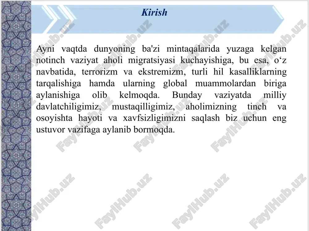 ejalashtirishni yanada demokratlashtirish lozim integrasiyalashgan mintaqalar ye.i yevropa ittifoqi umumiy iqtisodiy siyosatining turli jihatlari tovar va xizmatlar, kapital va ishchi kuchi milliy bozorlarning o'zaro qo'shilib, birlashib ketishi jarayonlarining rivojlanishi uchun qulay muhitni yaratishga qaratilgan. nafta nafta davlatlari kelishuvida asosan tovar va xizmatlar savdosida cheklashlarni olib tashlash, savdo-iqtisodiy munosabatlarda ro’y berib turgan kelishmovchiliklarni hal etish mexanizmlarini ishlab chiqish, bir-biriga nisbatan investitsion muhitni erkinlashtirish masalalari nazarda tutilgan. o.t.m o.t.m markaz boshqa iqtisodiy integratsion markazlarga nisbatan hududi, aholisi va resurslarining miqdori bo’yicha ancha ustundir. osiyo-tinch okeani mintaqasi tinch okeanining turli tomonlarida - janub, g’arb, va sharqda joylashgan rivojlangan va rivojlanayotgan mamlakatlarni o’z ichiga oladi north american free trade agreement integratsion jarayonlar asosan bir-biriga yaqin bo’lgan hududlarda joylashgan davlatlarning o’zaro iqtisodiy shartnomalarida, xorijiy mamlakatlarda o’z bo’limlarini tashkil etishda, xo’jalik subyektlari (firmalar, korxonalar) o’rtasidagi kapitalni o’zaro aloqadorligida namoyon bo’ladi. hamkorlikning 3 asosiy jihatlari hamkorlikning siyosiy jihatlari mintaqadagi xafsizlik, tinchlikni mustahkamlash, mintaqadagi ishonchni ta’minlash va nizolarni …