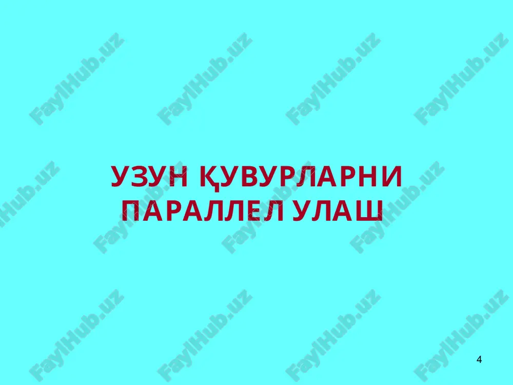 parallel va ketma-ket ulanganquvurlarning gidravlik hisobi - Page 4