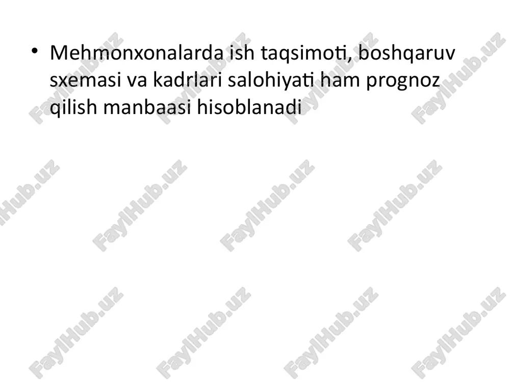 mehmonxona majmuasining rivojlanishini prognozqilish - Page 4