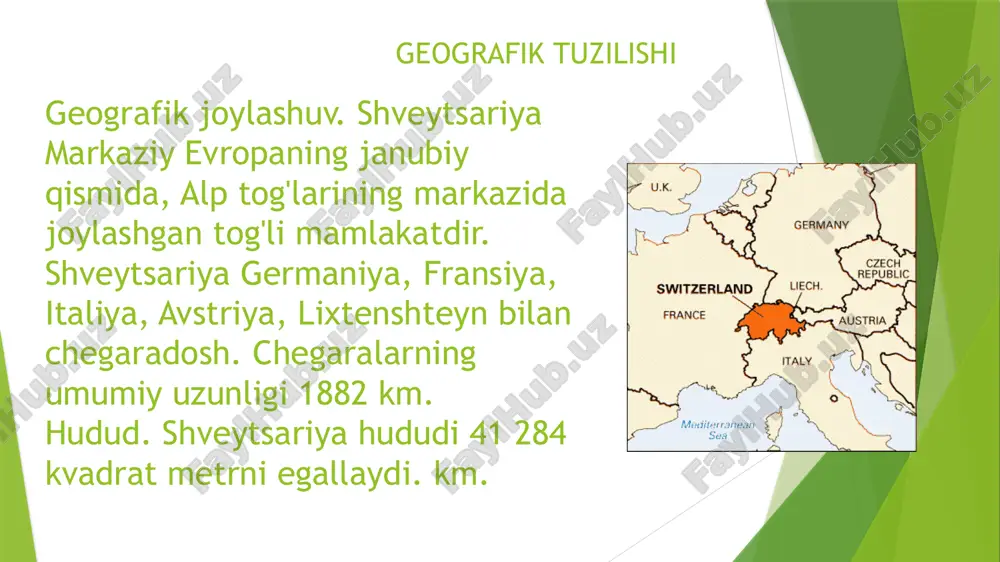 euer - soat ishlab chiqaruvchi kompaniya. kompaniyada cheklangan miqdordagi soatlar to'plami mavjud, ularning dizayni va ishlatilgan materiallari eksklyuzivdir. brend, shuningdek, marjonlarni, uzuklar, bilaguzuklar va ko'zni bo'yanish kabi boshqa aksessuarlarni ishlab chiqarish bilan mashhur. nestle (nestle — nemis tilining shveysariya shevasida "jajji uya") — shveysariyadagi oziq-ovqat mahsulotlari ishlab chiqaruvchi kompaniya. jahondagi eng yirik kompaniyalardan biri. shveysariyalik farmatsevt genri nestli 1866-yilda ona suti yetishmasligi oqibatida goʻdaklar oʻlimining oldini olish maqsadida sut, bugʻdoy uni va shakarning turli nisbatlarda aralashtirib ona suti oʻrnini bosadigan "nestle sut uni"ni yaratdi va uni ishlab chiqarishni yoʻlga qoʻydi. "n.", asosan, turli sut mahsulotlari, sut aralashmalari, mineral suvlar, alkogolsiz ichimliklar, bolalar oziqovqatlari, kofe, konservalangan va parhez mahsulot ishlab chiqaradi va sotadi swisscom telekommunikatsiya xizmatlarini ko'rsatuvchi kompaniyaning eng katta manbai shveytsariyada ishga tushirildi. kompaniya mamlakatning deyarli yarmini ketma-ket ma'lumotlar xizmatlari, jozibali paketlar, keng polosali, iptv va boshqa turdagi telekommunikatsiya xizmatlari kabi jozibador xizmatlar bilan ta'minlab kelmoqda. tsyurixda o‘zbekiston-shveytsariya biznes-forumi bo‘lib …