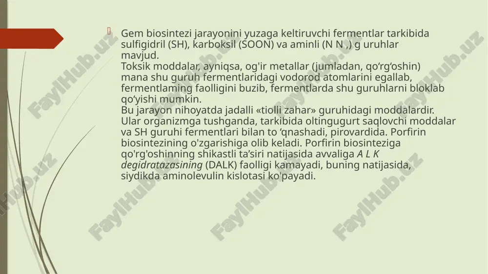 qo'rg'oshindan zaharlanish patogenezi - Page 4