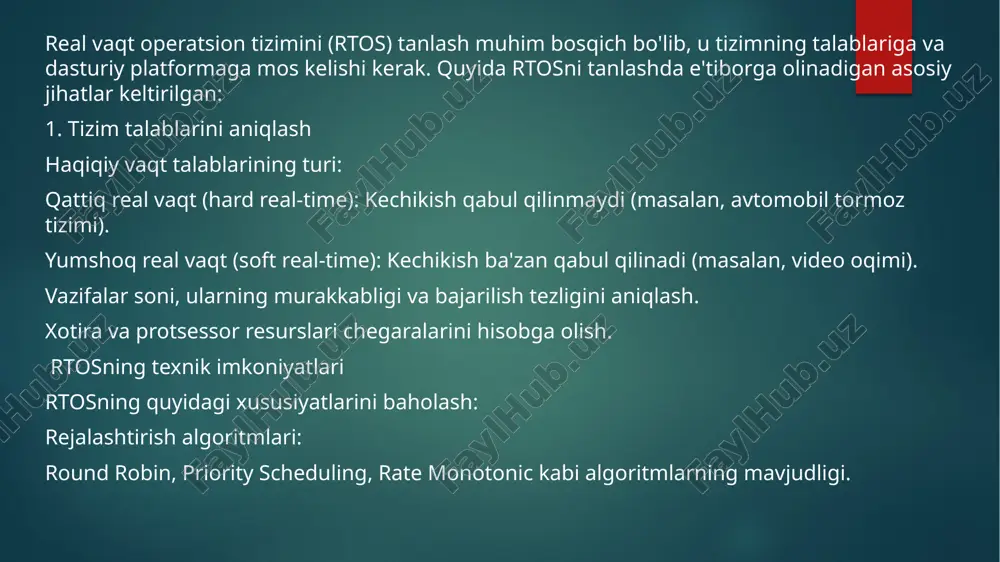 real vaqt operatsion tizimini tanlash - Page 4