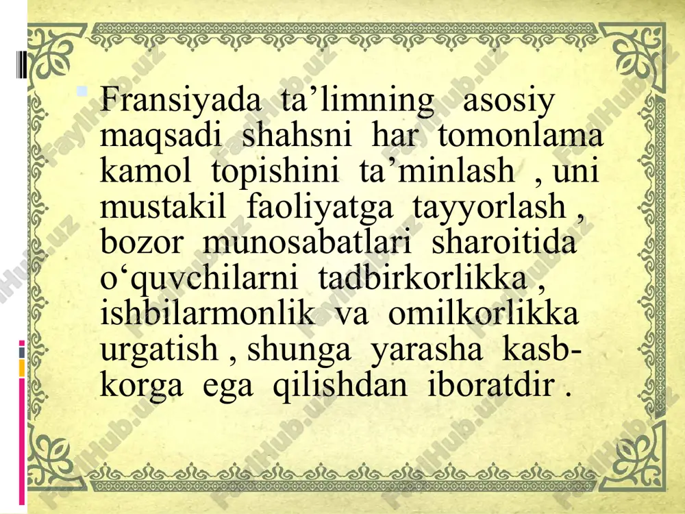 fransiyata’limtizimito’g’risida taqdimot materiallari - Page 4