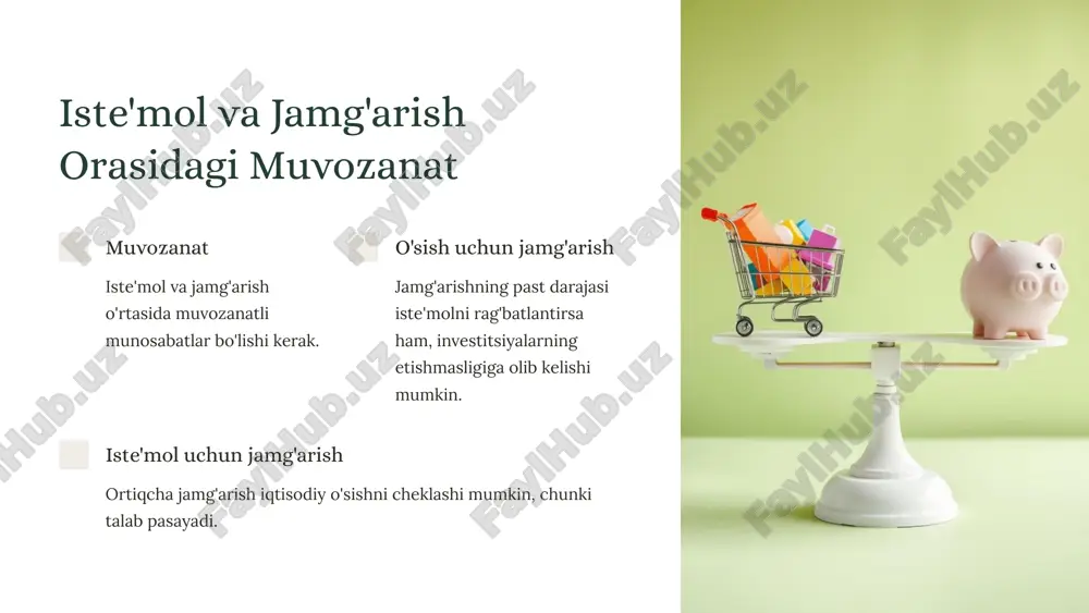 iste'mol, jamg'arish va investitsiya - Page 4
