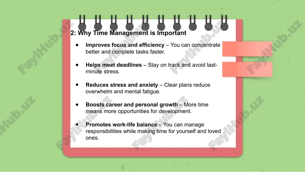 time management presentation - Page 4