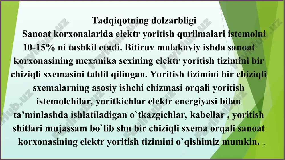 sanoat korxonalardagi sex elektr yoritish tizimi - Page 4