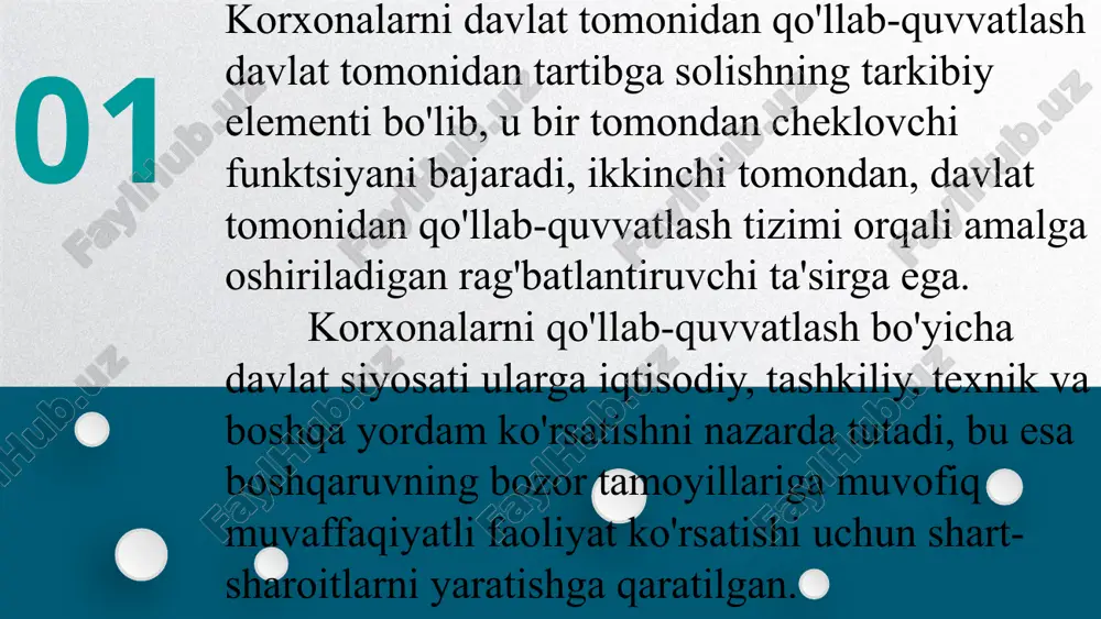 korxonalar faoliyati ni davlat tomoni dan tartibga solish - Page 4