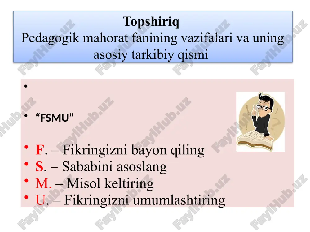 pedagogik mahorat fanining maqsad va vazifalari - Page 4