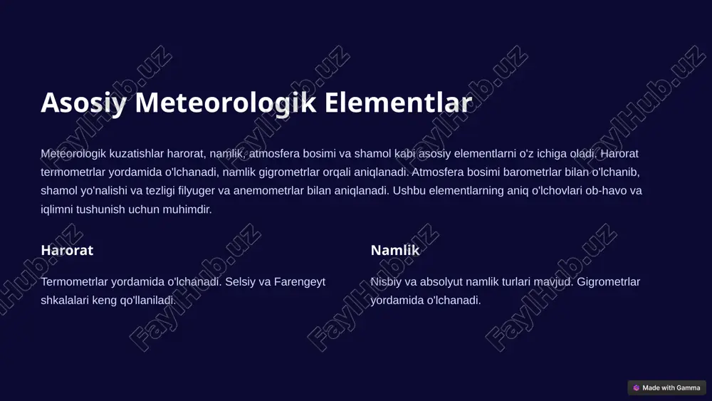 meteorologik kuzatish ishlari - Page 4