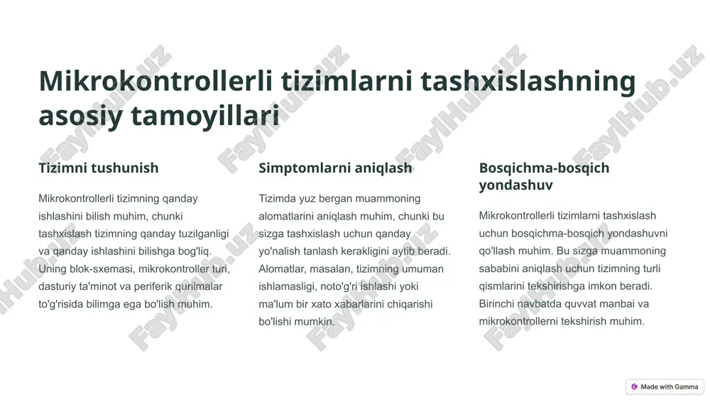 mikrokontrollerli tizimlarni tashxislash - Page 4