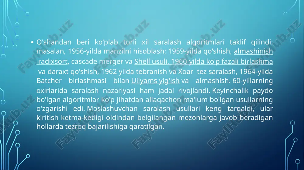 algoritm va ma`lumotlar strukturasi fanidankurs ishi - Page 4