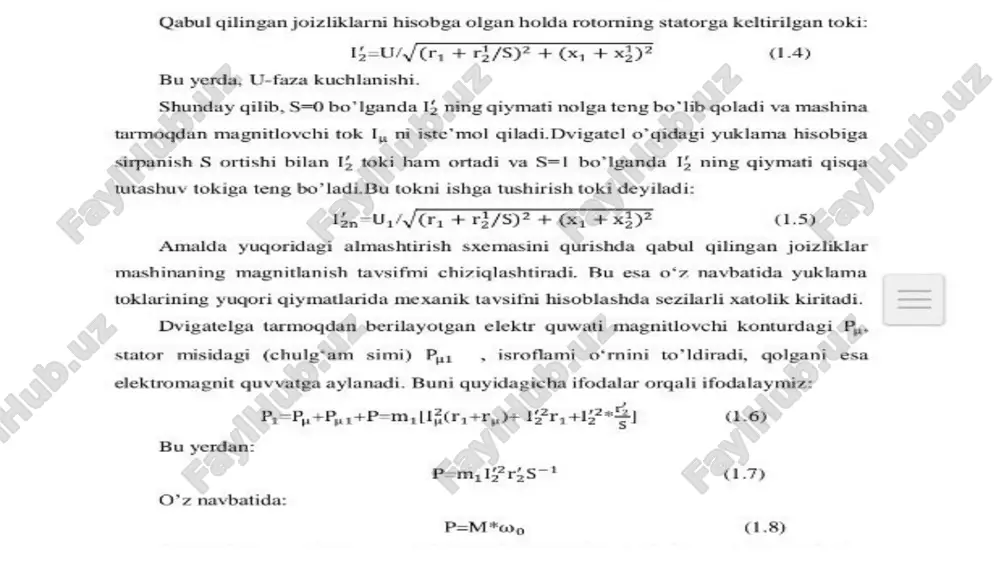 sinhronmotorlarining matematik modellarini tuzish - Page 4