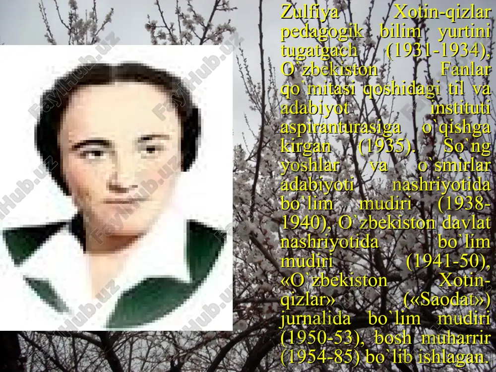 zulfia isroilova hayoti va ijodi - Page 4