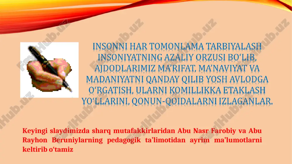 ‘lsa-da chetlashishga majbur bo‘ladi. bu yo‘l jamoadagi psixologik iqlimga moslashishi maqsadida ichki ruhiy ziddiyatlarga, murakkab kechinmalarga, unsiz tug‘yonga qarshi qo‘yilgan qadam hisoblanadi. shuning uchun yakka shaxs xarakterini shakllantiruvchi yoki uning mustahkam ichki rishtalarini emiruvchi omil mehnat jamoasidagi ijtimoiy fikrdir. jamoaga bo‘ysunish har bir a’zoning burchidir. yoshlik davrida yigit-qizlar kamolotiga uchta muhim psixologik mexanizm ta’sir ko‘rsatadi, ya’ni: 3) norasmiy ulfatlar – inson uchun psixologik mexanizm rolini bajaruvchi yana bir omil ulfatlar davrasidir. ulfatlar odatda shaxsiy mayli, qiziqishi, intilishi, orzu-istagi, maqsadi, qarashlari, yoshi va xulqi bir-biriga mos tengdoshlardan iboratdir. ko‘ngilchanlik, do‘stlar ra’yiga qarshi bormaslik tufayli yoshlar xarakterida o‘zgarishlar yuzaga keladi. yuksak hislar, barqaror e’tiqod, ilmiy dunyoqarash, ichki kechinmalar, mustaqillik va tashabbuskorlik tuyg‘ulari poymol bo‘ladi, ya’ni «do‘sting uchun zahar yut» qabilida ish tutiladi. natijada mas’uliyatsizlik, yuzakilik, loqaydlik, ikkiyuzlamachilik, bevafolik singari illatlar tarkib topa boshlaydi. shuni alohida ta’kidlash kerakki, ulfatlar davrasida yangi fazilatlarni ishbilarmonlikni, amaliy ko‘nikmalarni egallash imkoniyati ham bo‘ladi. shu boisdan ulfatchilikka faqat …