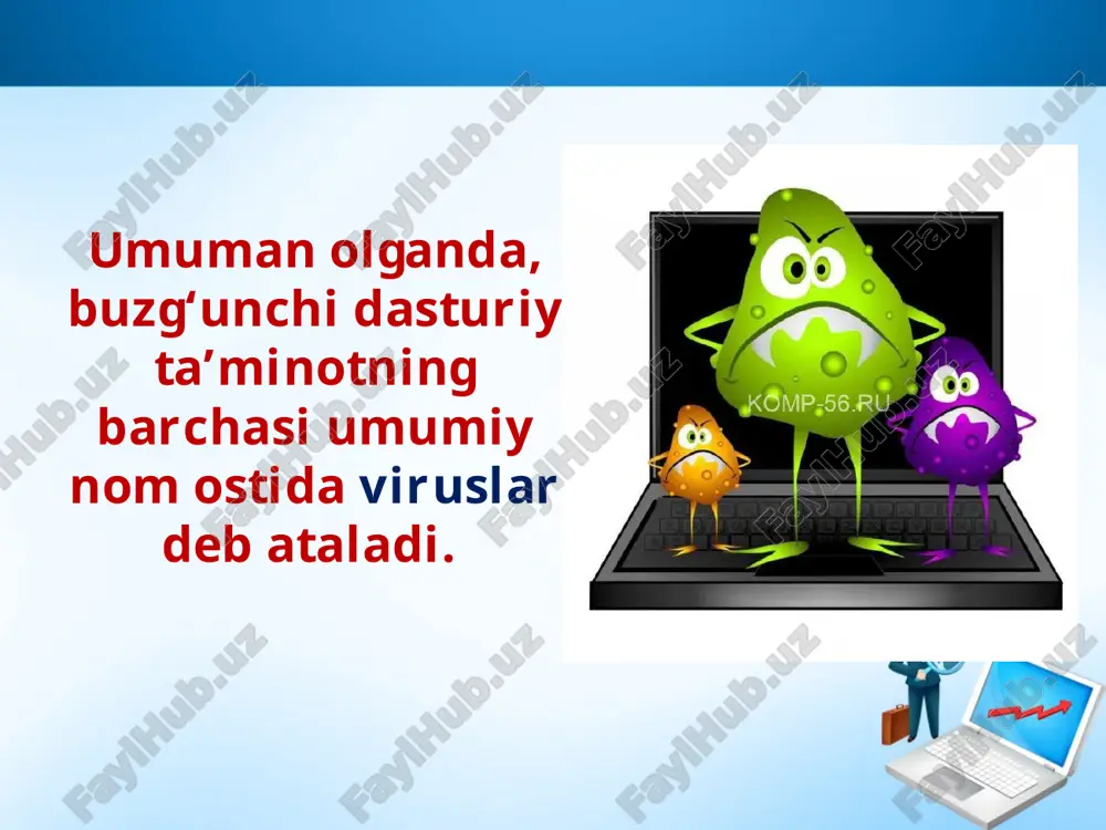 kompyuter viruslari va virusdan himoyalash usullari - Page 4