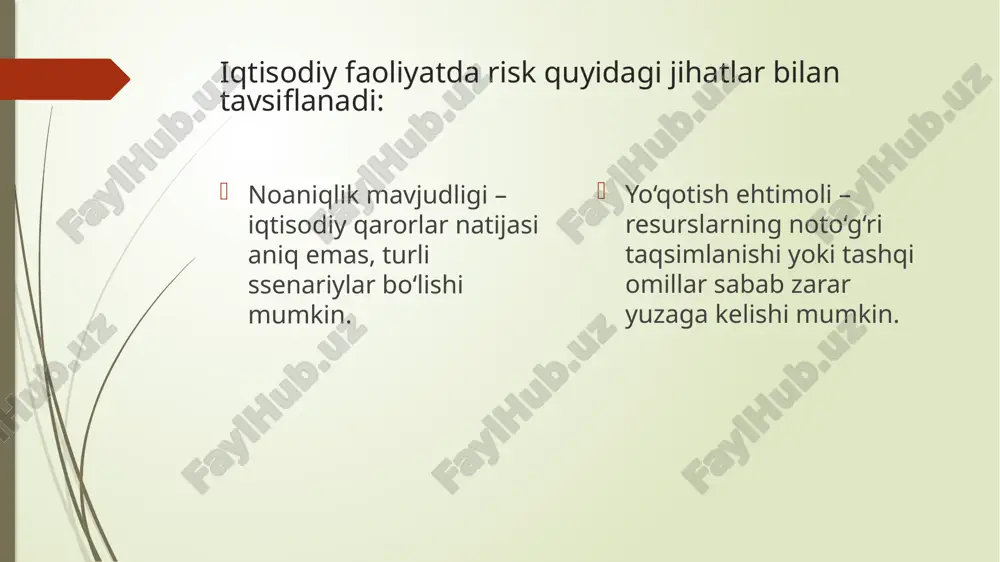 iqtisodiy faoliyatdagi risk - Page 4