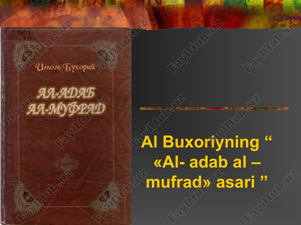 imom al-buxoriy hadislari - Page 4
