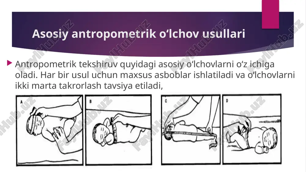 bolalarni antropometrik tekshirish usullari - Page 4