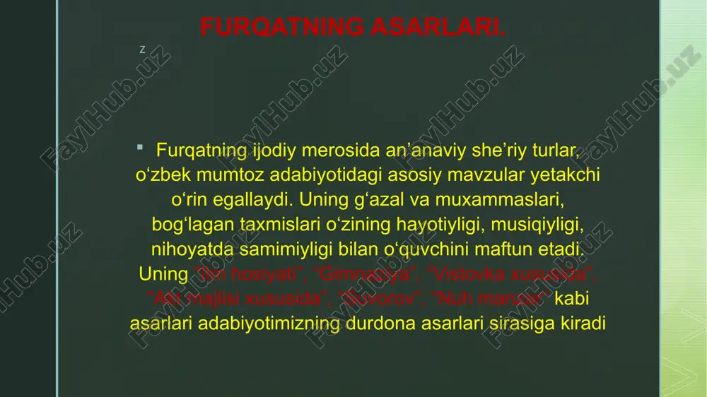 furqat hayoti va ijodi - Page 4