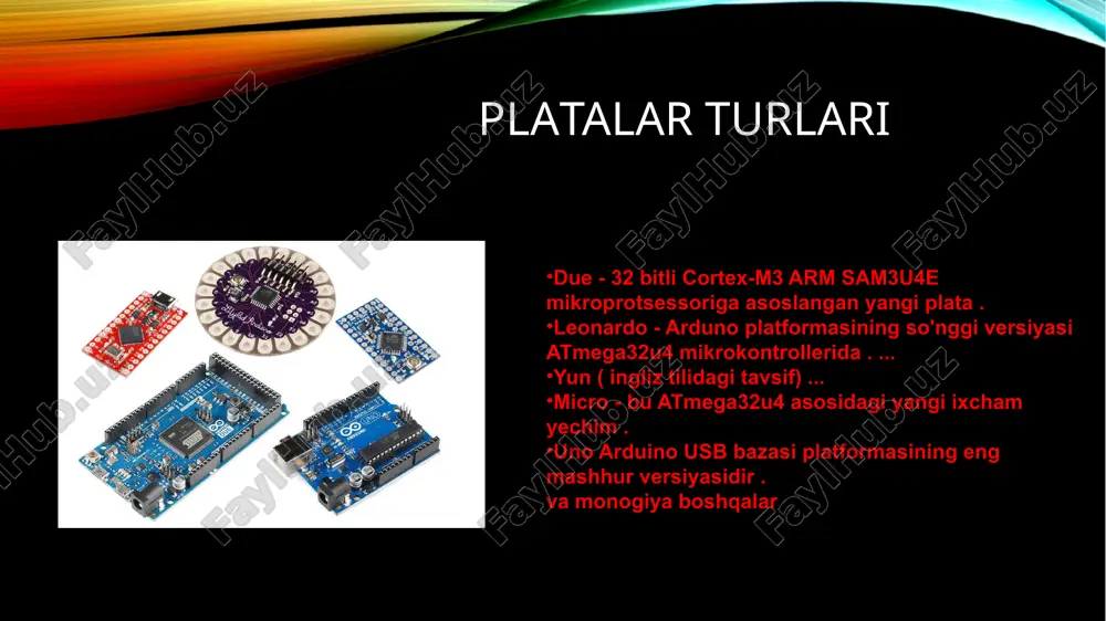 arduino mikroprotsessorlarining tavsifi - Page 4