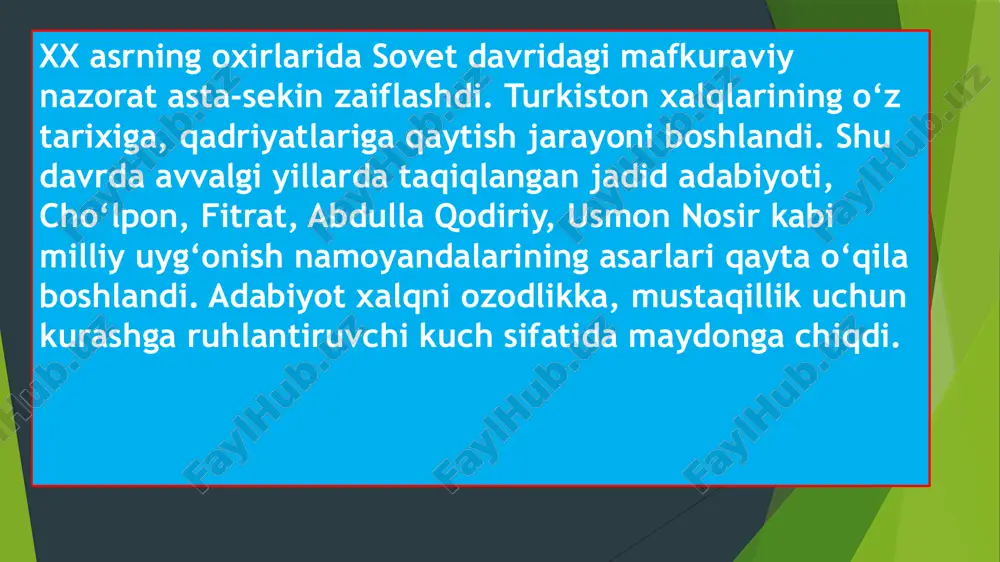 o‘zbek adabiyoti xx asr oxirlarida - Page 4
