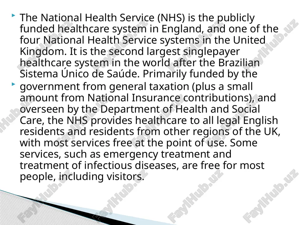 nted a systematic, decisive rejection and reversal of the post-war consensus, wherein the major political parties largely agreed on the central themes ofkeynesianism, the welfare state, the mixed economy, supplies both of public and private housing, and close regulation of the economy. there was one major exception: the national health service, which was widely popular and had wide support inside the conservative party. in 1982, prime minister margaret thatcher promised britons that the nhs is "safe in our hands. etiboringiz uchun raxmat 205-guruh talabasi. allaberganov asadbek image1.jpeg image2.jpeg image3.jpeg image4.jpeg /docprops/thumbnail.jpeg