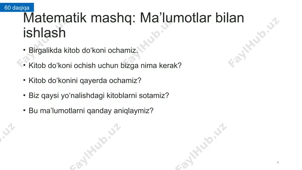 ng. 20 siz buni uddalaysiz! : use for overall reflection and add to list for debriefs -2-step reflection: what did you learn? how do you apply it? -strategy 3-2-1 20 treningni yakunidan oldin quyidagilarni bajaring! trener tomonidan moodle platformasi va qog‘oz variantda davomat olinadi! 21 1. trening kontentiga doir testni yeching. 1 2. trening sifatini aniqlovchi so‘rovnomani to‘ldiring. 2 3. shaxsiy samaradorlikni aniqlovchi so‘rovnomani to‘ldiring. 3 image2.jpeg image3.png image4.png image5.png image6.png image7.png image8.png image9.png image10.png image11.png image12.png image13.png image14.png image15.png image16.png