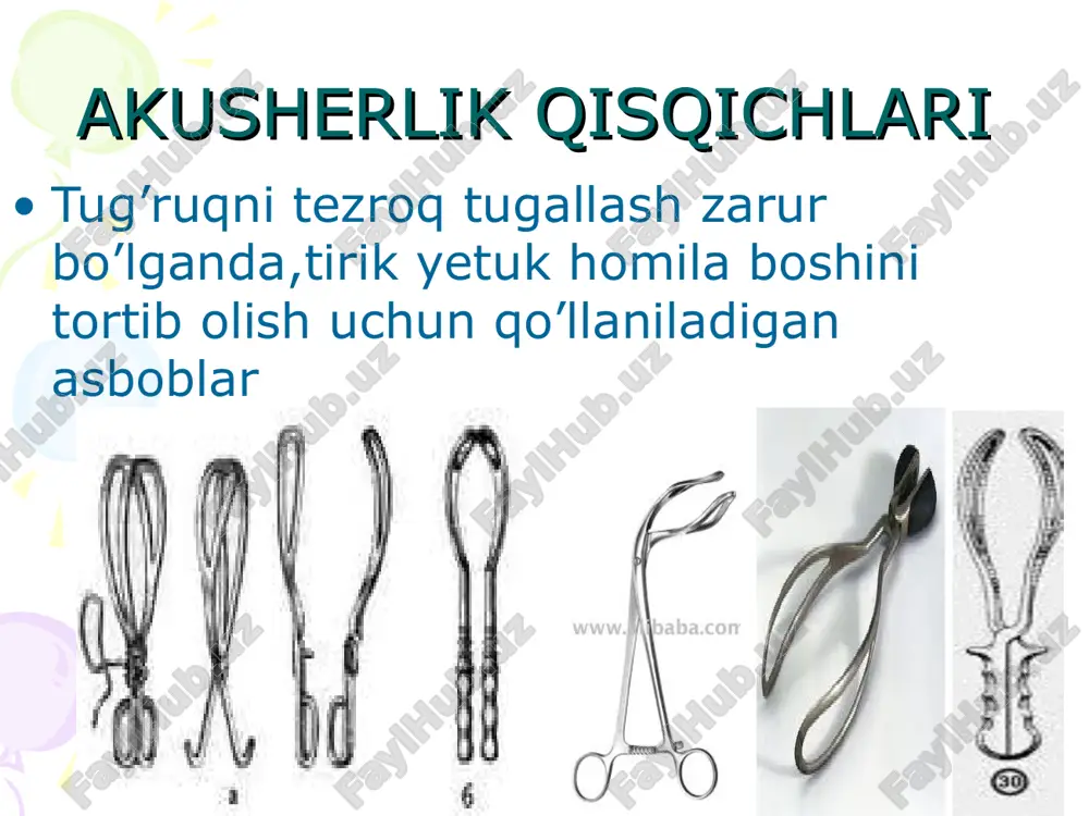 tkazish sharoitlari. tirik, etilgan xomila operatsiya utkazish vaktini tanlash etuk mutaxassis bulishi onaning roziligi. operatsiyadan oldingi tayyorgarlik qorin bo’shlig’ini ochib kirish boshning bachadondan chiqarilishi platsentaning chiqarilishi bachadon bo’shligi qo’l bilan tozalanadi bachadon qavatlarini tikish qorin bo’shlig’iga kiritishga tayyorlanadi bachadon qorin boshligiga kiritiladi peritonizatsiya terini donati bo’yicha tikish kesar-kesish operatsiyasining ayol organizmidagi ta'siri bepushtlik xomilani kutara olmaslik xayz tsikli buzilishi xomila tushishi xavfi yuldosh etishmovchilik bachadon chandigi yod jismni qolib ketishi infeksiya tushishi choklar nosozligi imun tanqisligi peritonit sepsis chandiqlar video-akusherlik qisqichlari kesarevo sechenie video-vacuum at c-section (high res).rus. etibor uchun tashakkur !