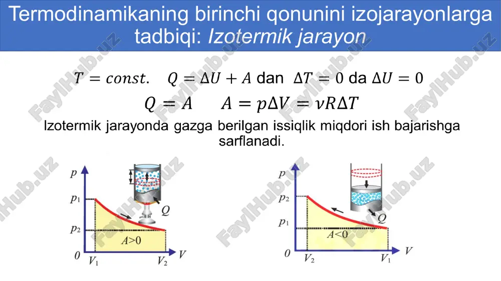 termodinamikaning birinchi qonuni - Page 4
