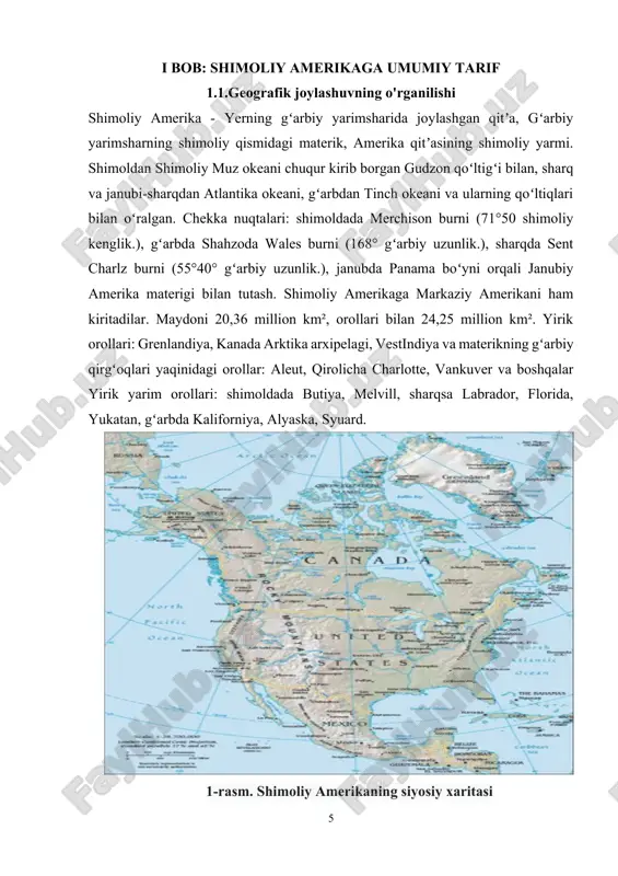 himoliy muz okeani , sharqda shimoliy atlantika okeani , janubda karib dengizi va g'arbda shimoliy tinch okeani bilan chegaradosh . shimoli-sharqda grenlandiya islandiyadan daniya bo'g'ozi bilan , shimoli-g'arbiy qismida alyaska osiyo materikidan ancha torroq bering bo'g'ozi bilan ajratilgan . shimoliy amerikaning yagona quruqlikdagi aloqasi janubiy amerika bilan tor panama istmusida joylashgan . dengiz sathidan 20 310 fut (6 190 metr) balandlikda ko'tarilgan alyaskadagi makkinli tog'i (denali) qit'aning eng baland nuqtasidir va kaliforniyadagi o'lim vodiysi dengiz sathidan 282 fut (86 metr) pastda joylashgan. shimoliy amerikaning taxminan 37 000 milya (60 000 km) qirg'oq chizig'i - qit'alarning osiyodan keyin ikkinchi eng uzun qirg'oq chizig'i, ayniqsa shimoliy yarmida juda ko'p chuqurliklar bilan ajralib turadi. amerika nomi italiyalik savdogar va navigator nomidan olinganamerigo vespuchchi , yangi dunyoga tashrif buyurgan eng qadimgi evropalik tadqiqotchilardan biri. dastlab amerika atamasi faqat qit'aning janubiy yarmiga nisbatan qo'llanilgan bo'lsa-da, tez orada bu atama butun quruqlik uchun qo'llanila boshlandi. panama …
