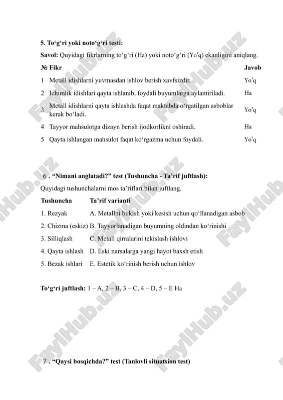 texnologik talim metodikasi - Page 4