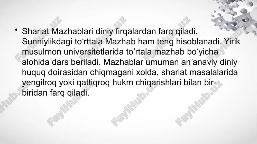 islomdinining mazhablari - Page 4