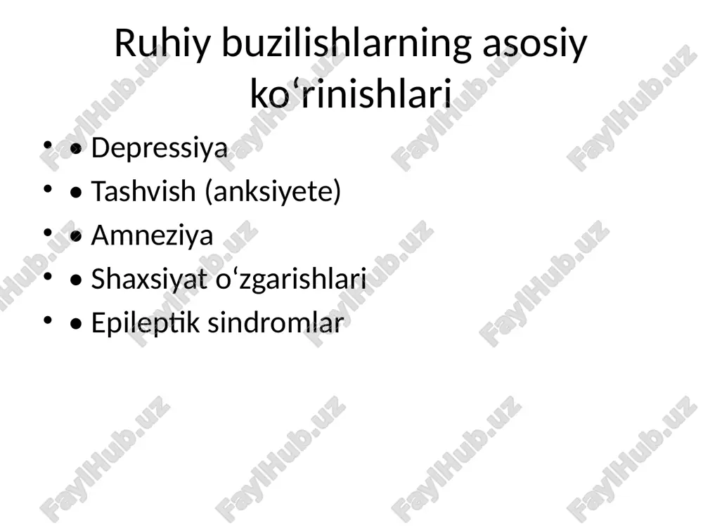 bosh miya jarohatlaridagi ruhiy buzilishlar - Page 4