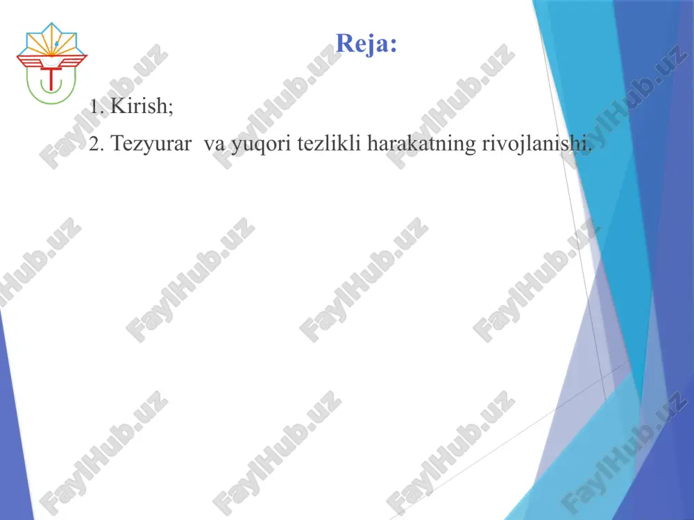 angi ekspresslar joriy etildi va keyinchalik ular “uchar gamburglik” nomini oldi. harakat oraliq aravachalaridagi ikkita birikkan vagonlardan tashkil topgan svt 877 seriyasidagi dizel motrisalari bilan amalga oshirilgan. har bir vagonda o‘rnatilgan va elektr uzatma orqali o‘qlarni harakatga keltiruvchi 301 kvt quvvatga ega bo‘lgan “maybax” tejamkor dizeli loyihaning texnik tomondan o‘ziga xos takrorlanmas jihati sanaladi. svt 877 avtomotrisasi 1933 yil 15 mayda amalga oshirgan ilk safaridayoq tezlikning yuz milyali chegarasidan oshib ketib, 165 km/s tezlikka erishdi va jadval bo‘yicha harakatlanishda britaniyaning “uchar shotlandiyalik” eksperessi rekordini ortda qoldirdi. keyinchalik poyezd “uchar gamburglik” nomini oldi. 1939 yil 23 iyunda f.kryukenberg tomonidan qurilgan nemis uch vagonli dizel-poyezd gamburg-berlin sinov marshrutida 215 km/s maksimal tezlikka erishdi. tezyurar harakat uchun ichki yonish dvigatellarini qo‘llashning ilk va ancha muvaffaqiyatli urinishlaridan biri aqshning chikago va egizak shaharlar – sent-pol va minneapolisni birlashtiruvchi burlington liniyasidagi “pioner zefir” dizel-poyezdi bo‘ldi. “pioner zefir” dizel-poyezdi 1934 yili badd firmasi tomonidan ishlab chiqilgan. …
