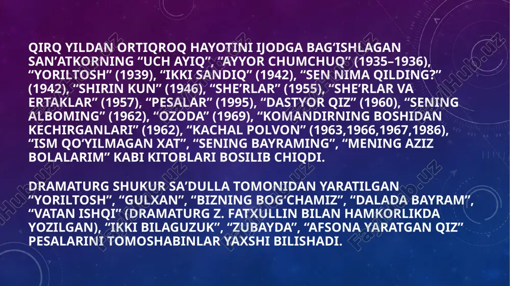 shukur sa’dulla hayoti va ijodi - Page 4