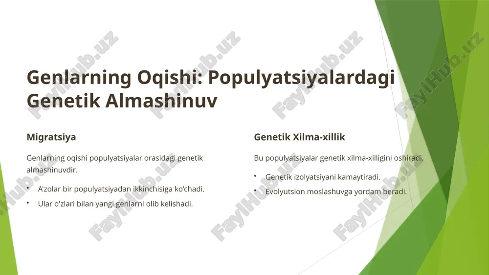 evolyutsiyaning genetik asoslari - Page 4
