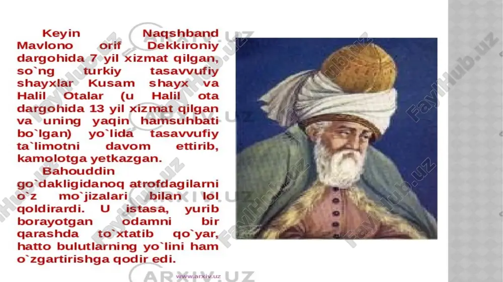 bahouddin muhammad ibn burxonuddin al-buxoriy - Page 4