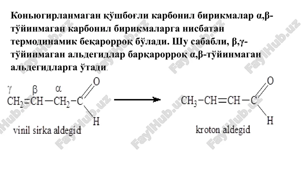 to'yinmagan aldegid va ketonlar - Page 4