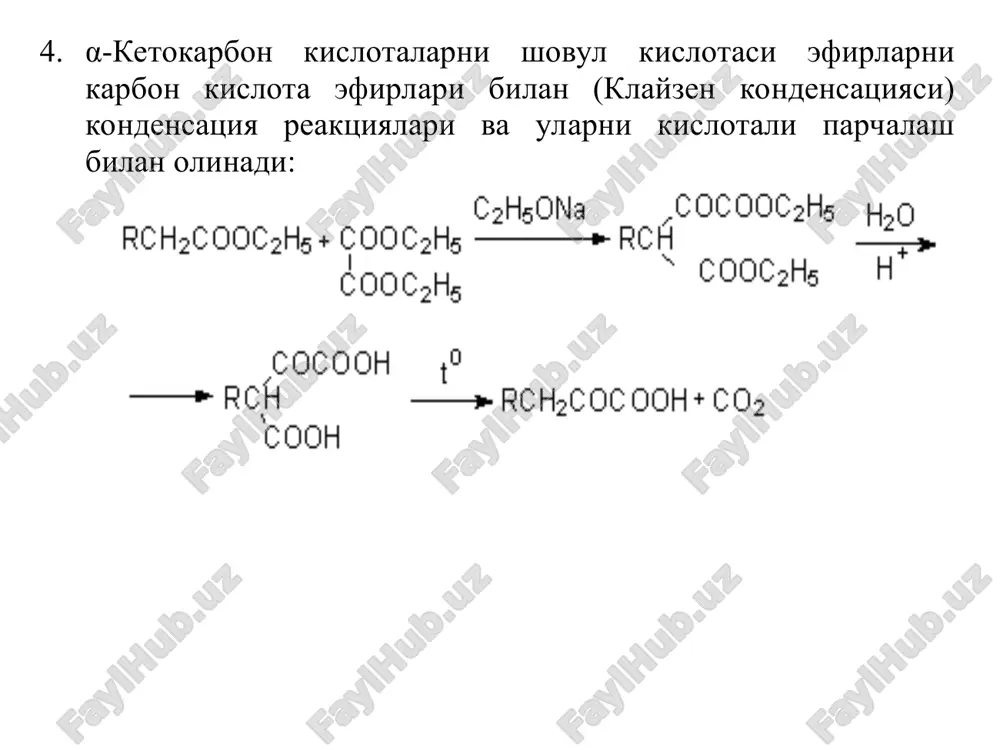 aldegido va keto kislotalar - Page 4