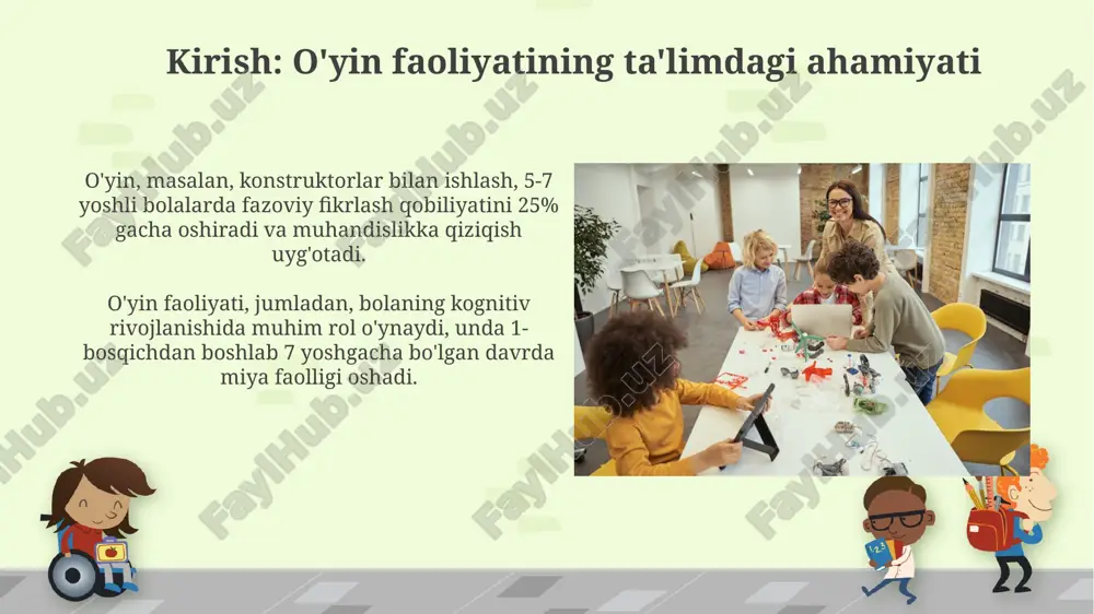 tarbiyachining oʻyin faoliyat mashgʻulotlarini tashkil etishdagi kompetentligi - Page 4