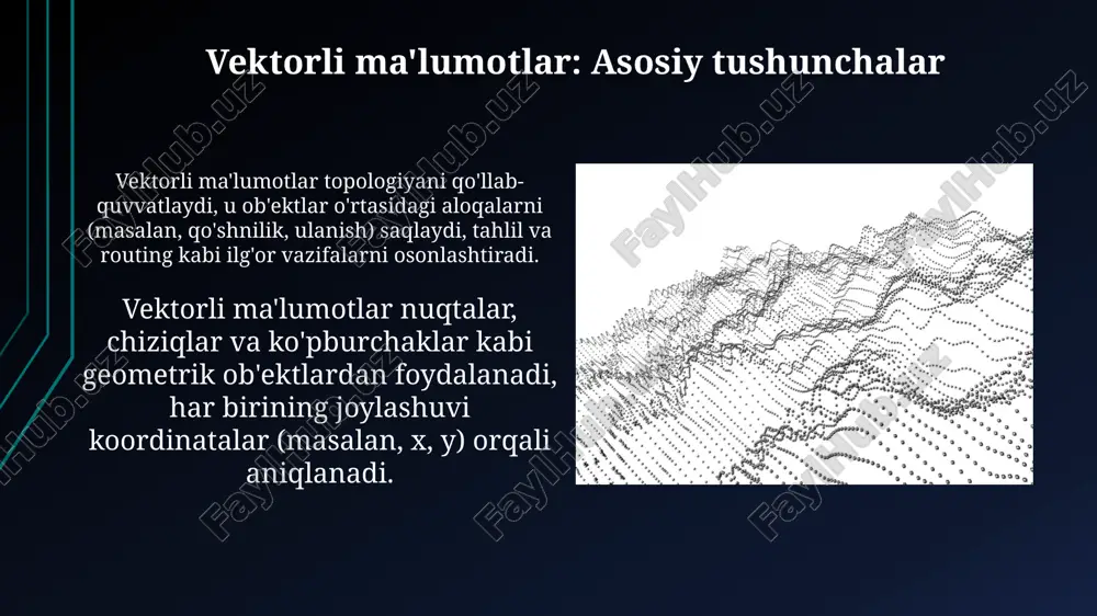 matritsali maʼlumotlar, vektorli va rastrli kartalar - Page 4