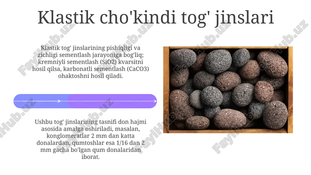 togʻ jinslarining turlari va boʻlinishi - Page 4