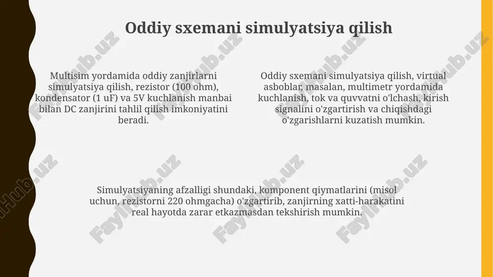 multisim dasturi yordamida sxemalar yaratish - Page 4