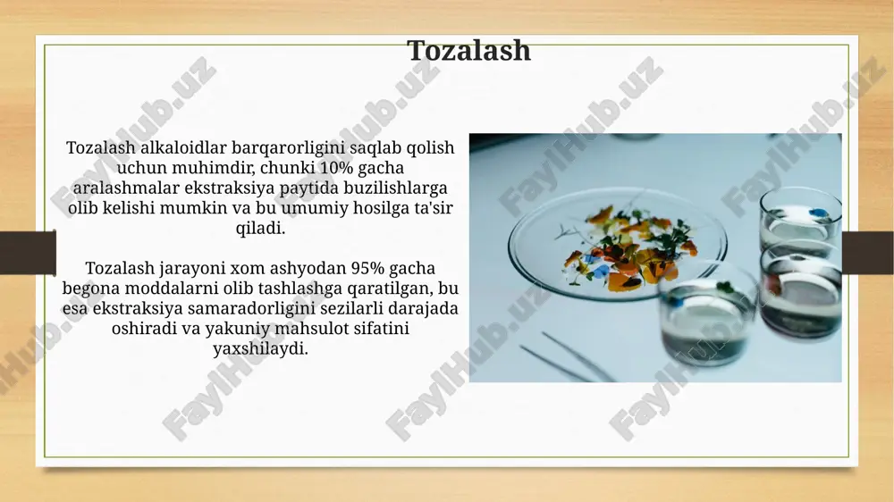 beladonna tarkibidan alkaloidlarni ajratib olish tajribasi - Page 4