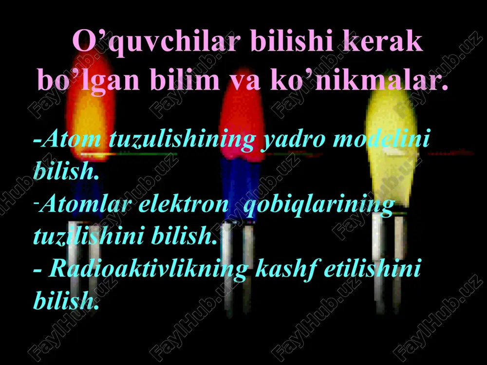 atom tuzulishi.d.i.mendelevning elementlar davriy jadval - Page 4