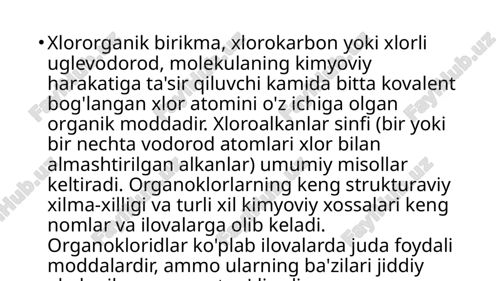 nlar, oksidlar, gidroksidlar, peroksidlar, kislotalar va boshqalarga boʻlinadi. e’tiboringiz uchun raxmat! /docprops/thumbnail.jpeg