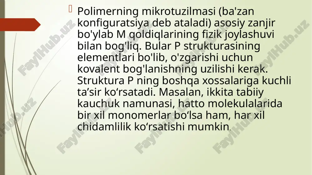 reyada va xitoyda faol olib borilmoqda. afsuski, rossiyada natijalar qoniqarli emasligini ta'kidlash kerak. plastmassalarning biodegradatsiyasi va ularni qayta tiklanadigan xom ashyolardan ishlab chiqarish texnologiyasini yaratish qimmat zavqdir. bundan tashqari, mamlakatda hali ham polimer ishlab chiqarish uchun etarli miqdorda neft mavjud. e’tiboringiz uchun raxmat. /docprops/thumbnail.jpeg