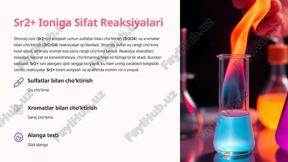 beshinchi va oltinchi analitik guruh kationlariga sifat reaksiyalari - Page 4
