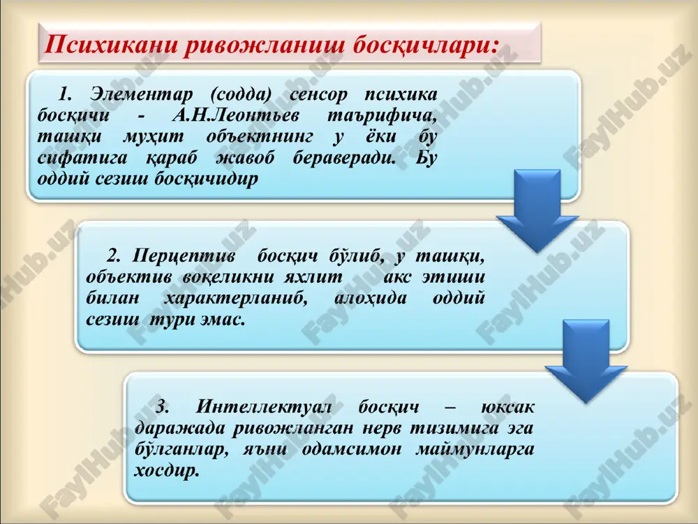 psixika va ongning taraqqiyoti - Page 4