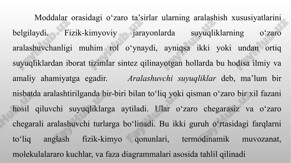 "o‘zarochegarali aralashuvchi suyuqliklarning holat diagrammalari" - Page 4